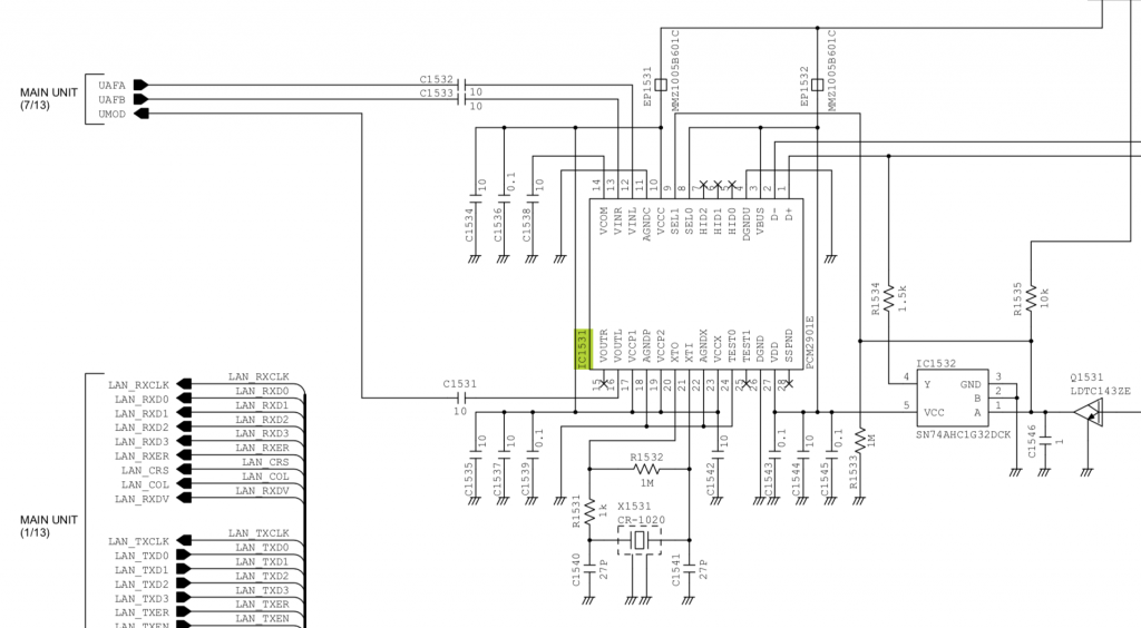 icom ci v schematic