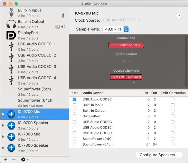 setup usb input on a mac for audio